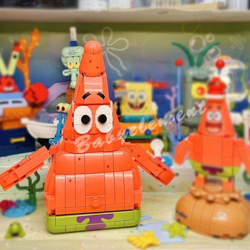 Hộp Đựng Bút Hình Vuông In Hoạt Hình Spongebob Độc Đáo DIY