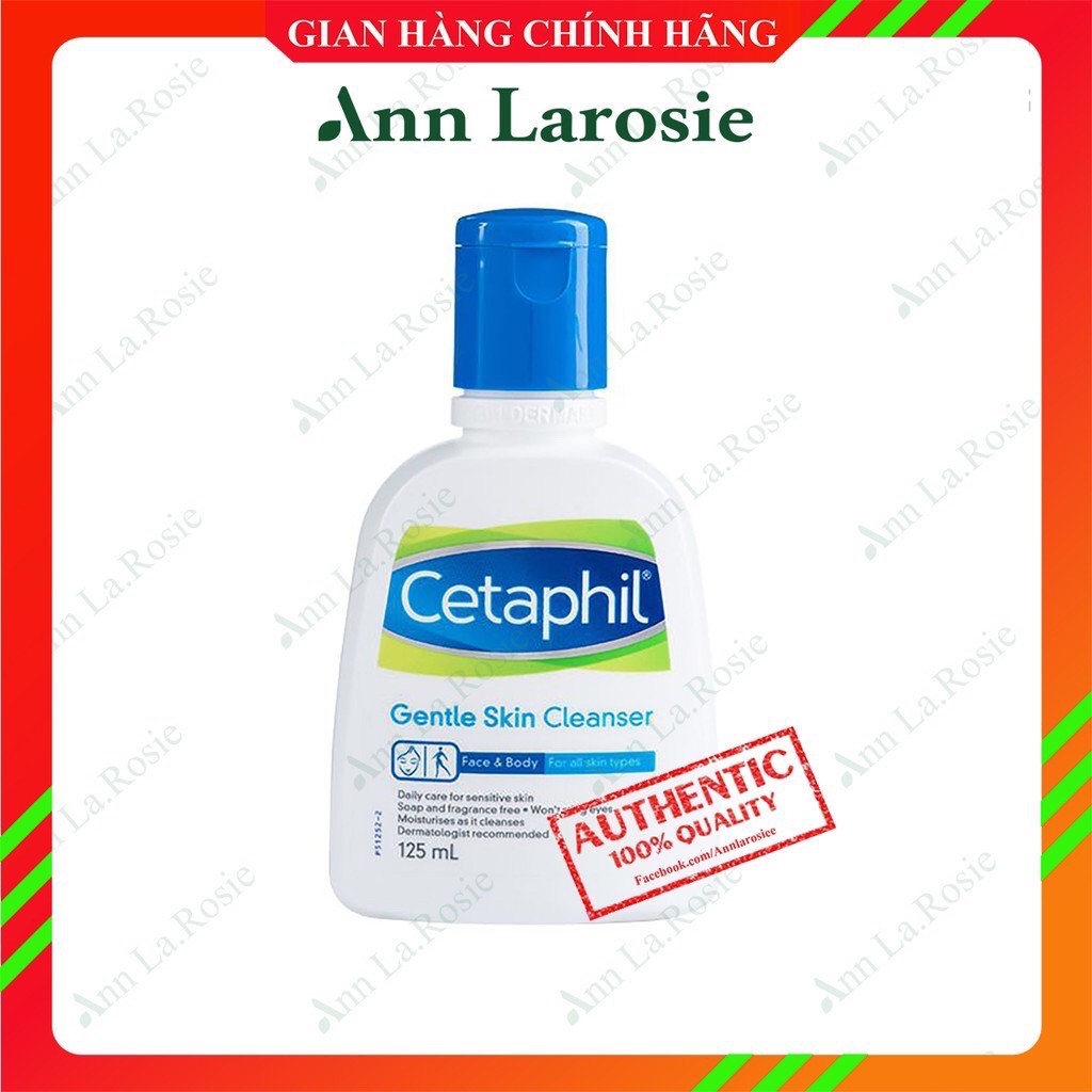 Centaphil Gentle Skin Cleaner 125ml - Sữa rửa mặt loại bỏ chất nhờn, tẩy sạch bụi bẩn, dịu da, giữ ẩm, ngừa mụn