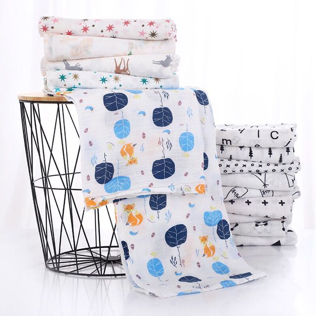 Khăn Aden And Anails Muslin Swaddle 100% Sợi Tre Cao Cấp