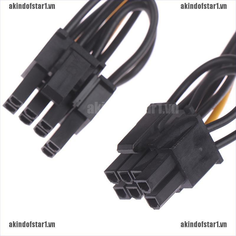 Cáp ChuyểN ĐổI 15pin Sata Sang 8pin (6 + 2) Pci-E 20cm Cho Đồ Họa