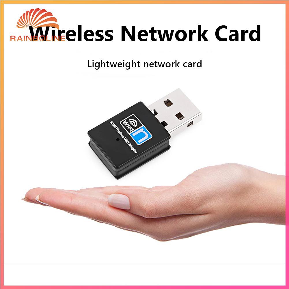 Usb Wifi Dongle 300mbps Usb 2.0 802.11 N / G / B Thẻ | BigBuy360 - bigbuy360.vn