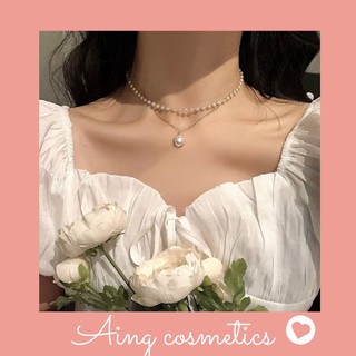 Dây chuyền hai lớp phong cách tiểu thư