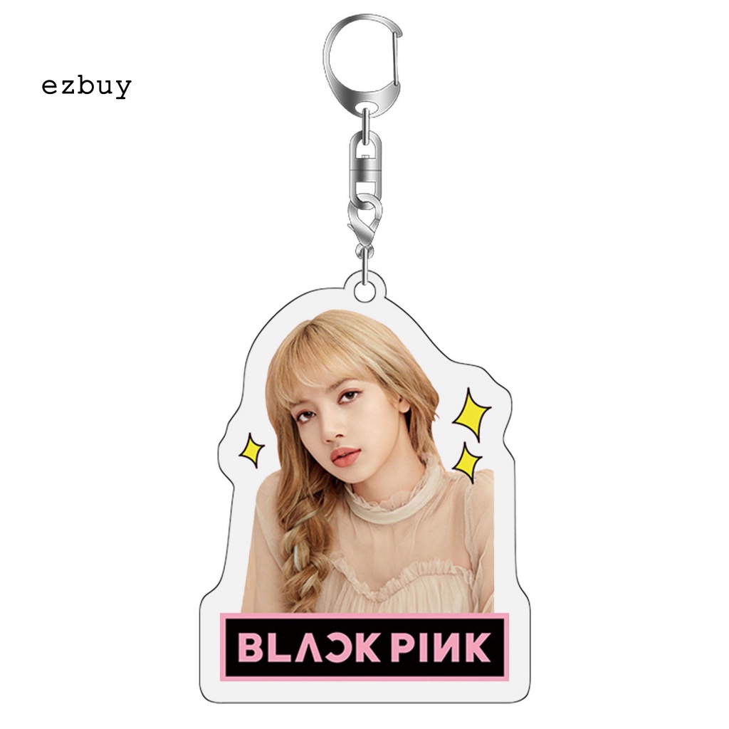 Giá Đỡ Chìa Khóa / Ảnh Hai Mặt Bằng Acrylic Hình Lisa Blackpink