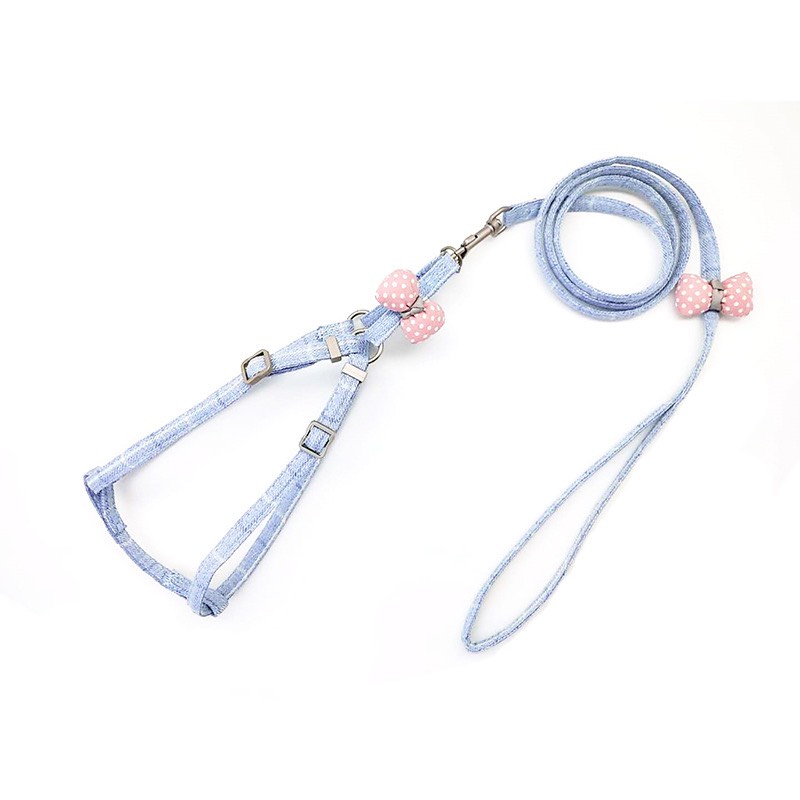 dây dắt chó mèo hình thỏ cute hết sức