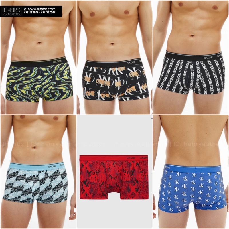 - Quần lót nam Calvin Klein Bill Mỹ -DÒNG CK ONE NHIỀU HOẠ TIẾT BẮT MẮT