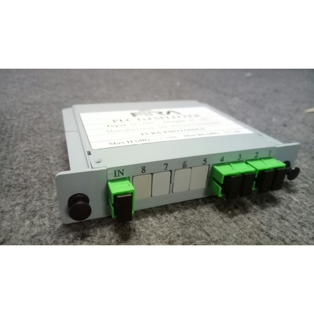 Bộ chia quang PLC modul dạng BOX 1x4 SC/APC. Hàng chính hãng