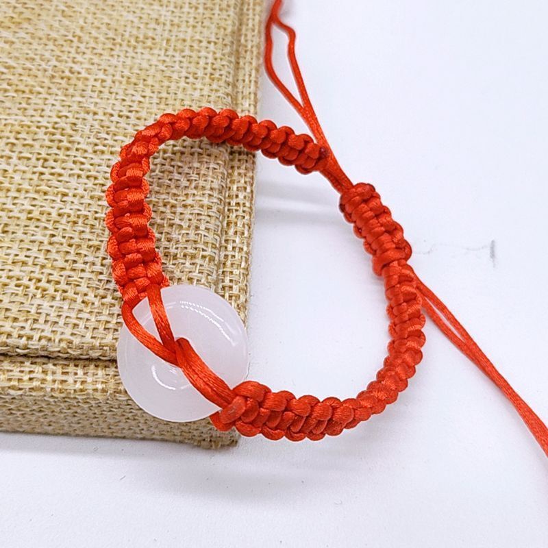 Vòng Đeo Tay Dây Đỏ Giả Thời Trang Cá Tính Cho Nữ