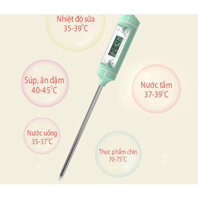 Nhiệt Kế Đo Nhiệt Độ sữa, Đo Nhiệt Độ Nước cho bé