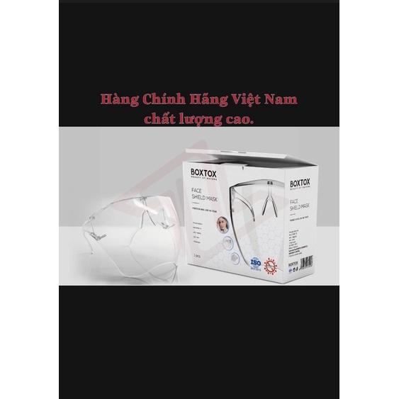 Combo(Kính Chống Giọt Bắn + Lót Khẩu trang) [Cao Cấp]Hàng VN [Boxtox,Combo Kính+ Lót khẩu trang .Gọng Dẻo,Form thon gọn. | BigBuy360 - bigbuy360.vn