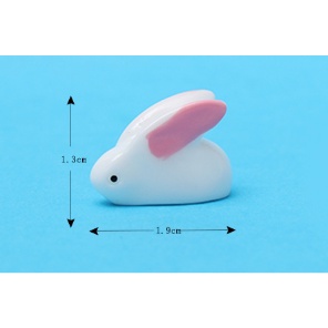 Thỏ mini mô hình trang trí sen đá, terrarium tiểu cảnh