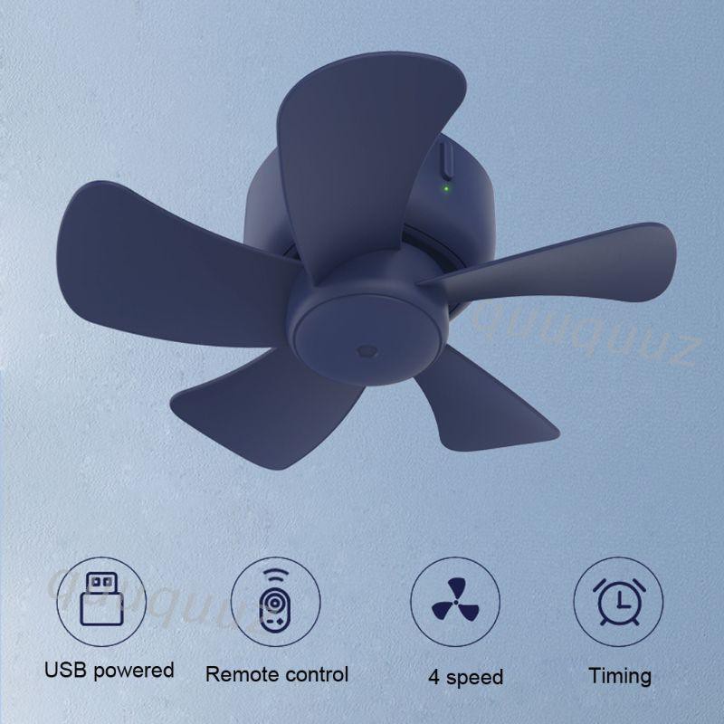 Quạt trần 4 tốc độ điều khiển từ xa 5v cổng usb tiện dụng