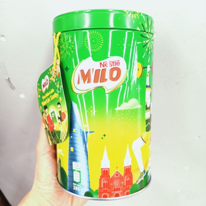 Bột Milo lon thiếc 285g