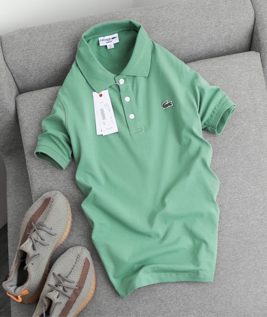Áo polo Lacostee cotton cá sấu chính hãng