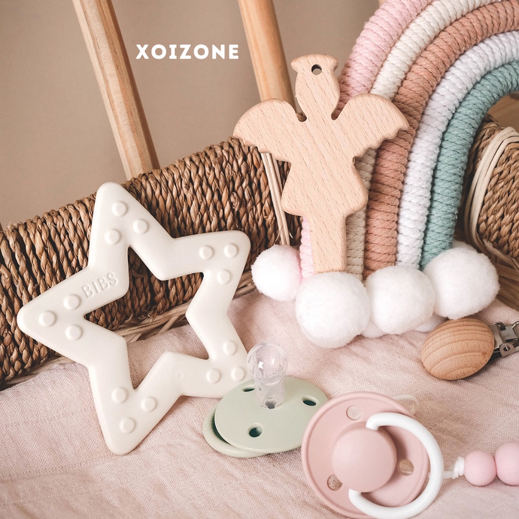 Ti giả Bibs Delux Đan Mạch chính hãng kèm nắp trứng cho bé 0-3y
