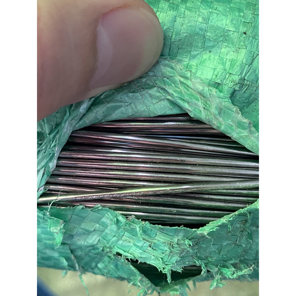 Dây inox 304 cứng đàn hồi chuẩn phi 2mm ( giá bán trên 1 kg) ( Của lạ )