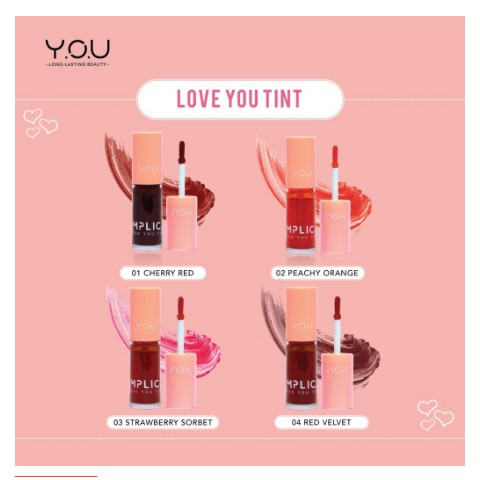 (Hàng Mới Về) Son Tint Thiết Kế Đơn Giản You