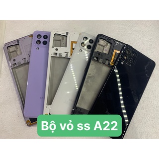 Full bộ vỏ zin new điện thoại sam sung a22-4g