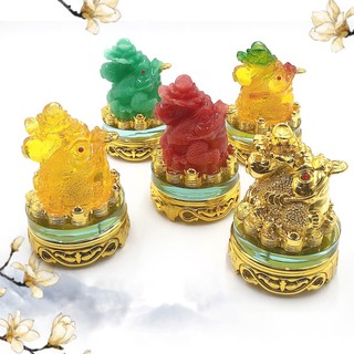 Cóc ba chân cõng cải phong thủy đế xoay