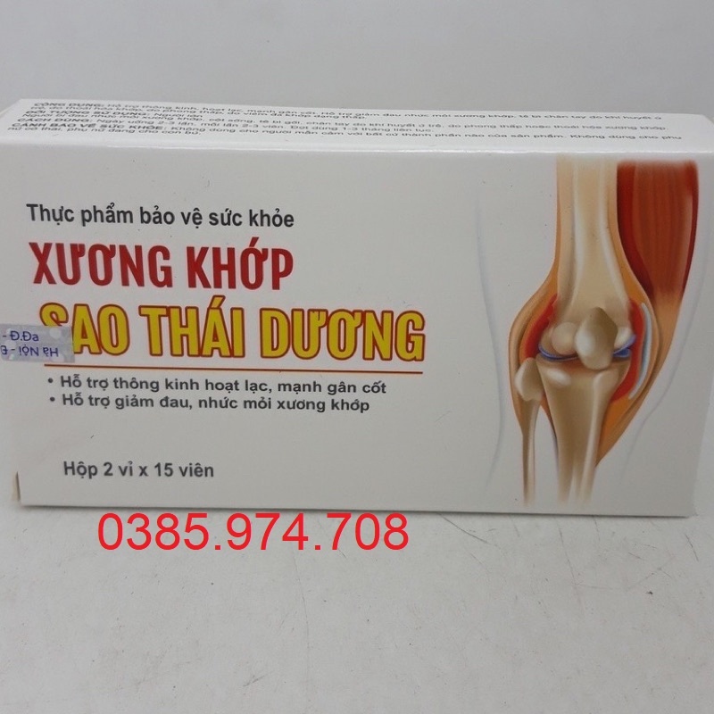 [Chính hãng] Xương Khớp Sao Thái Dương - Hộp 30 viên