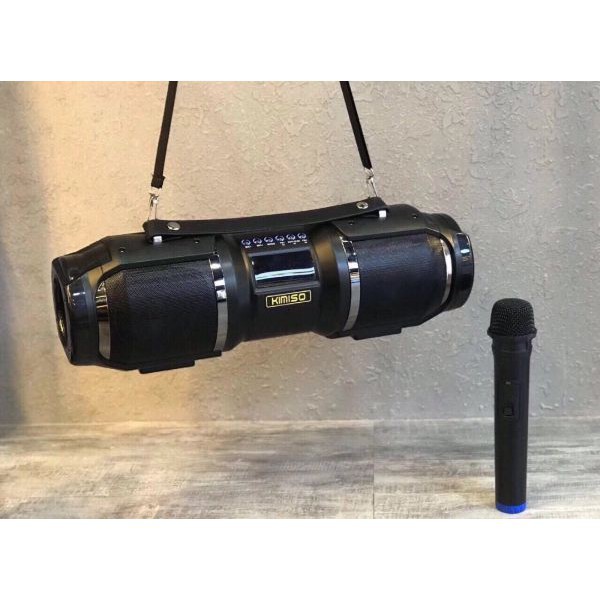 Loa Bluetooth Karaoke Xách Tay Kimiso - T1S Tặng Kèm 1 Micro không dây