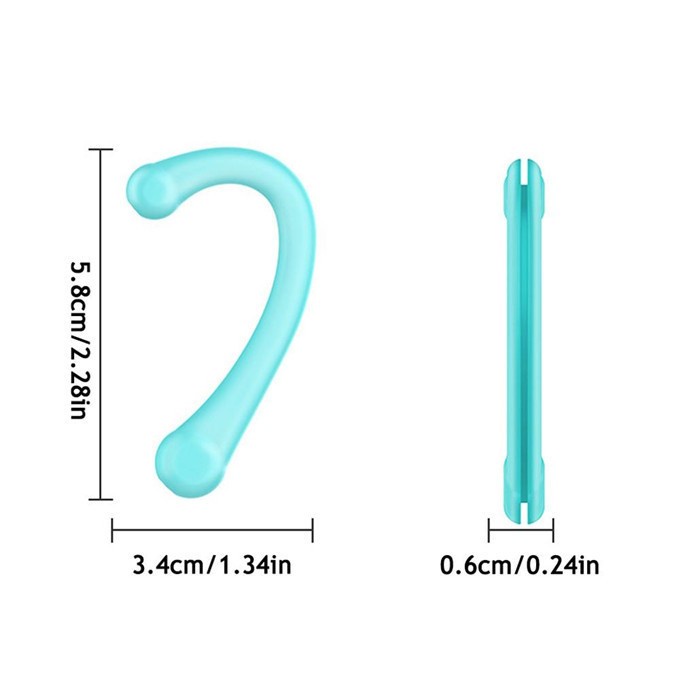 1 Cặp Miếng Silicone Mềm Bọc Tai Chống Đau Tai Có Thể Tái Sử Dụng