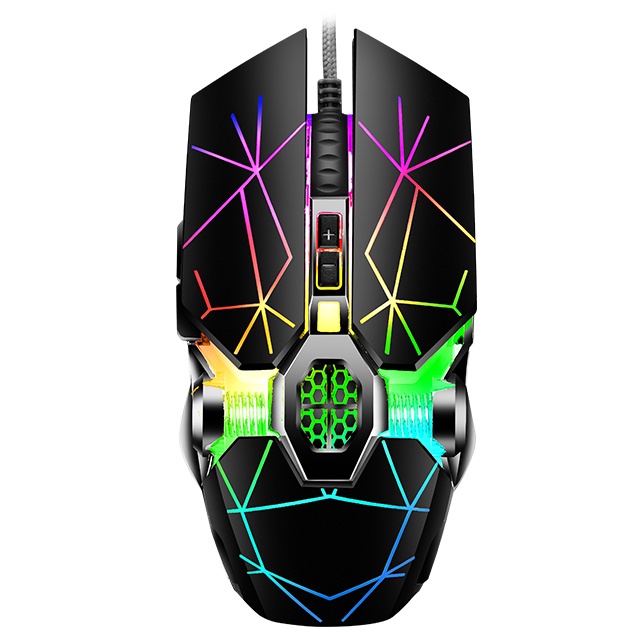 Chuột máy tính Chuột quang LEAVEN S30 có dây Hiệu ứng ánh sáng RGB chuột chơi game
