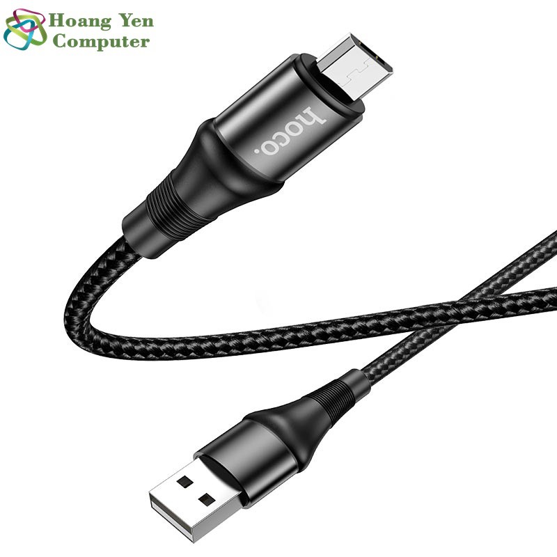 Cáp Sạc MICRO USB Hoco X50 Dây Dù Chông Đứt cho ANDROID dài 1M - BH 3 tháng 1 đổi 1