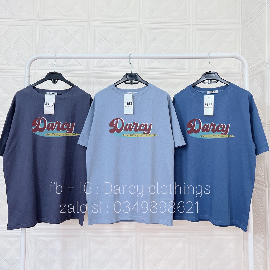 áo thun 3158 Darcy vintage  FREESHIP  áo thun cotton nam nữ