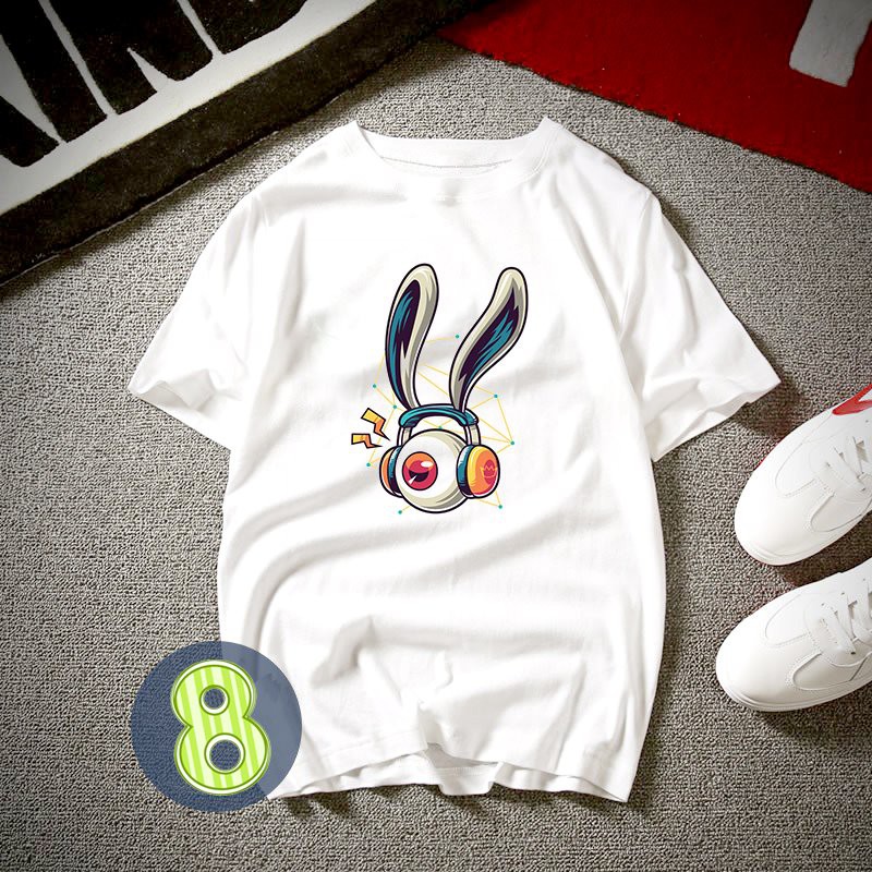 Áo thun unisex phong cách in hình họa tiết sói galaxy ATN445