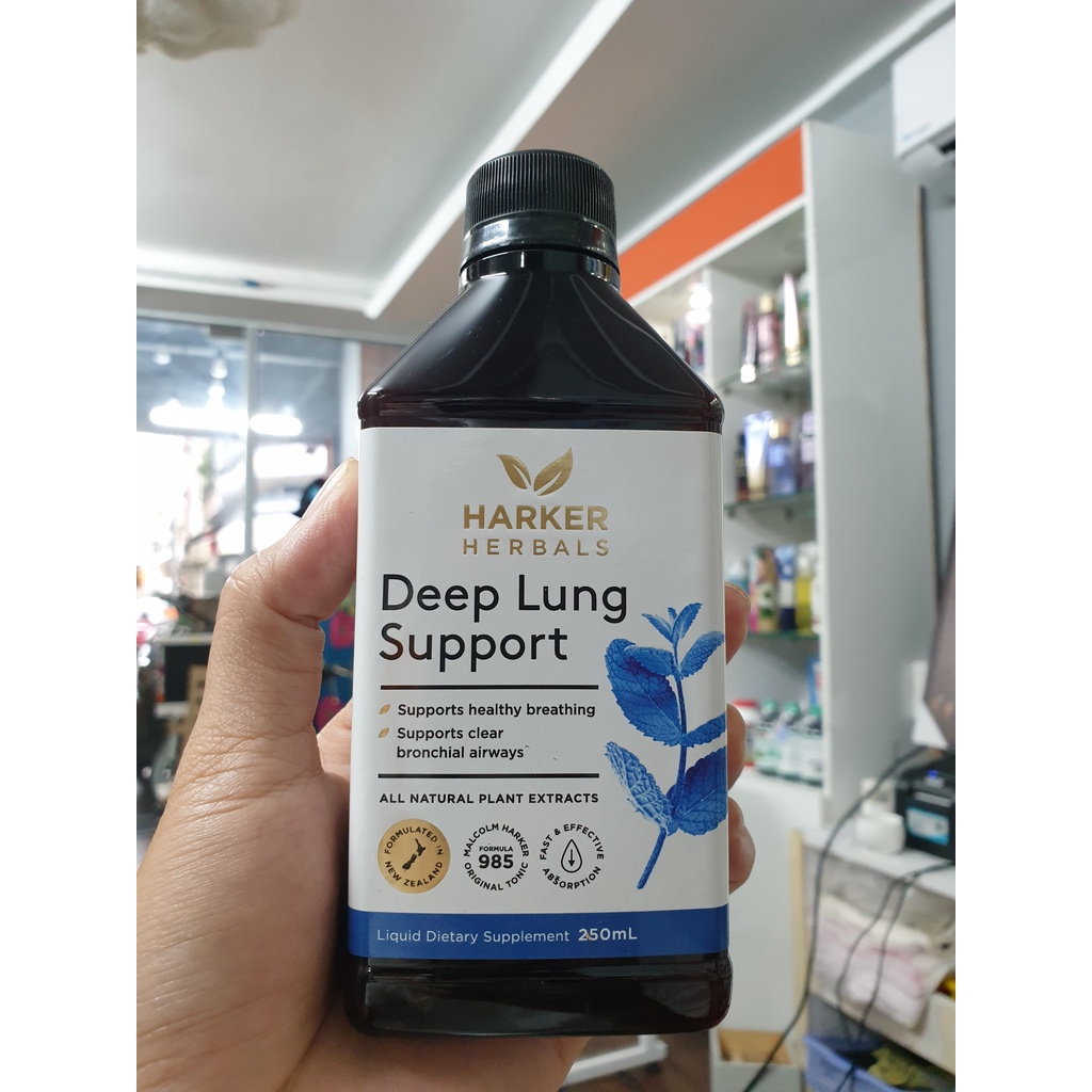 Siro thải độc bổ phổi Harker Herbals Deep Lung Support 250ml