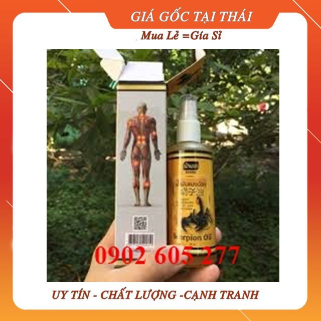 (Hàng Xịn) Dầu xịt xoa bóp Bò Cạp (Scorpion) Thái Lan chính hãng
