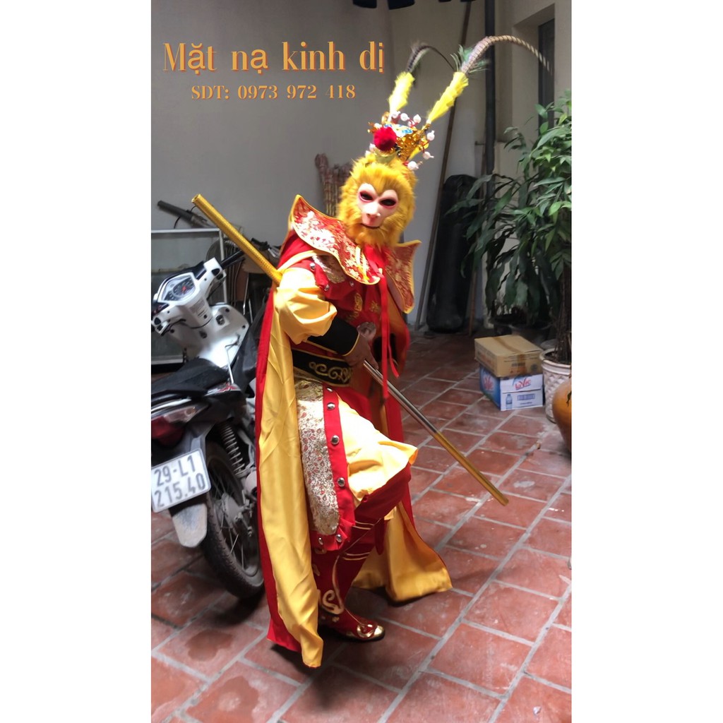 Quần áo bộ trang phục hoá trang cosplay tôn ngộ không tề thiên đại thánh tây du ký cao cấp chất lượng nhất Việt Nam