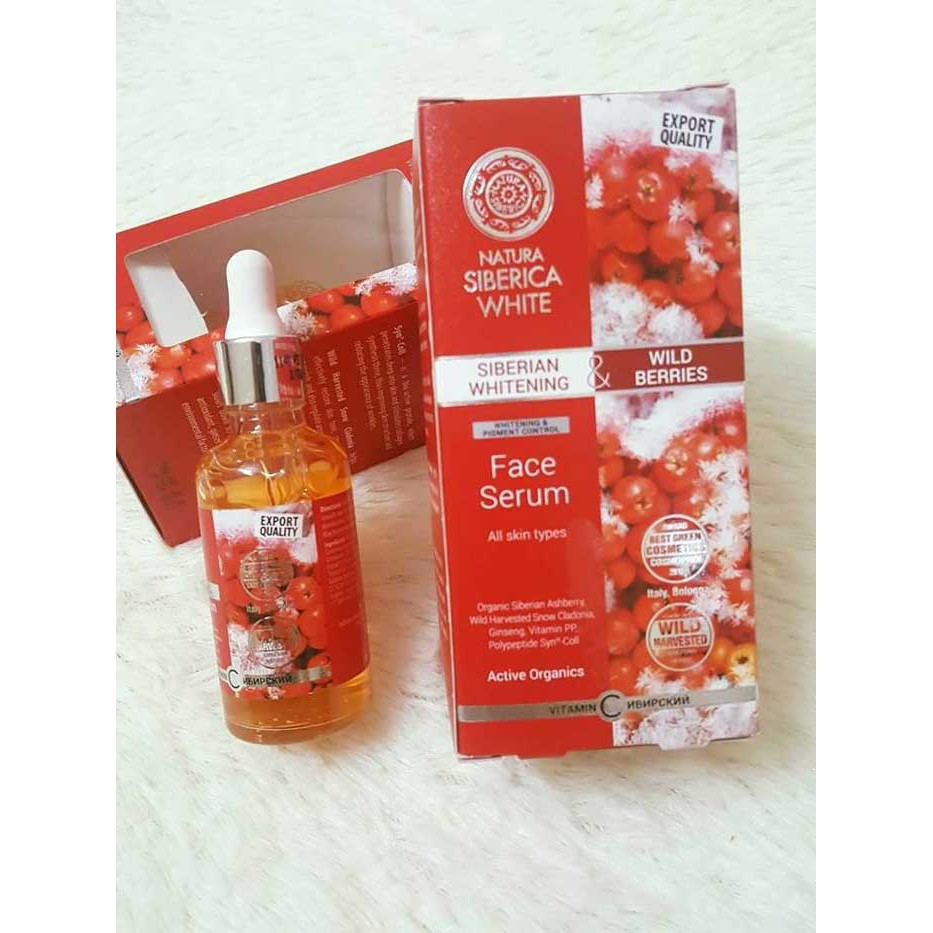 Serum dưỡng trắng da SIBERICA nhập khẩu của Nga