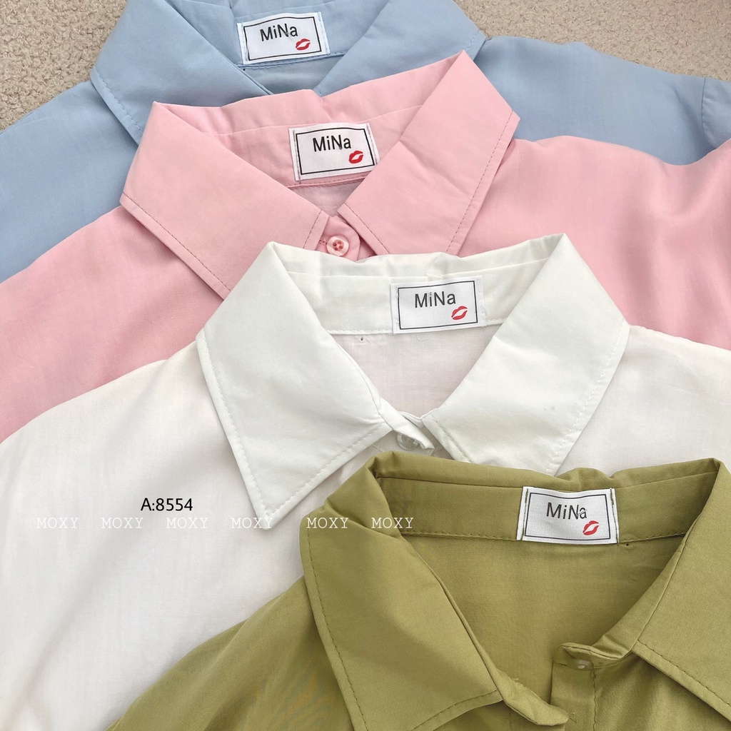 SP008554-Áo somi tay lửng