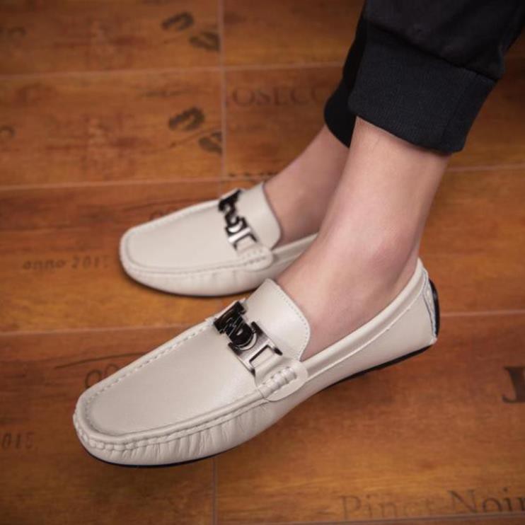 Xả Chính Hãng Giày nam cổ điển chia da Giày mùa hè Trượt trên Loafer Phong cách phương Tây Mát mẻ " x '\ -h11
