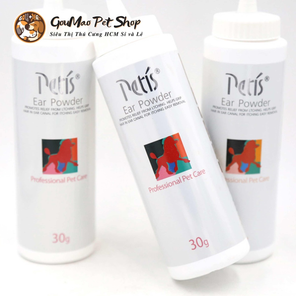 [Giá hủy diệt] Bột Nhổ Lông Tai Cho Chó Mèo Petis Ear Powder 5g - GOUMAO PET