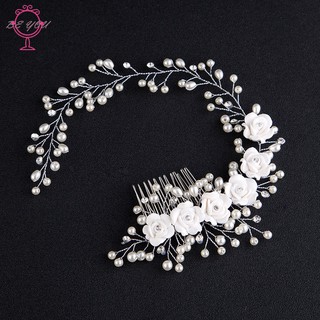 Lược hoa cài tóc cô dâu thời trang