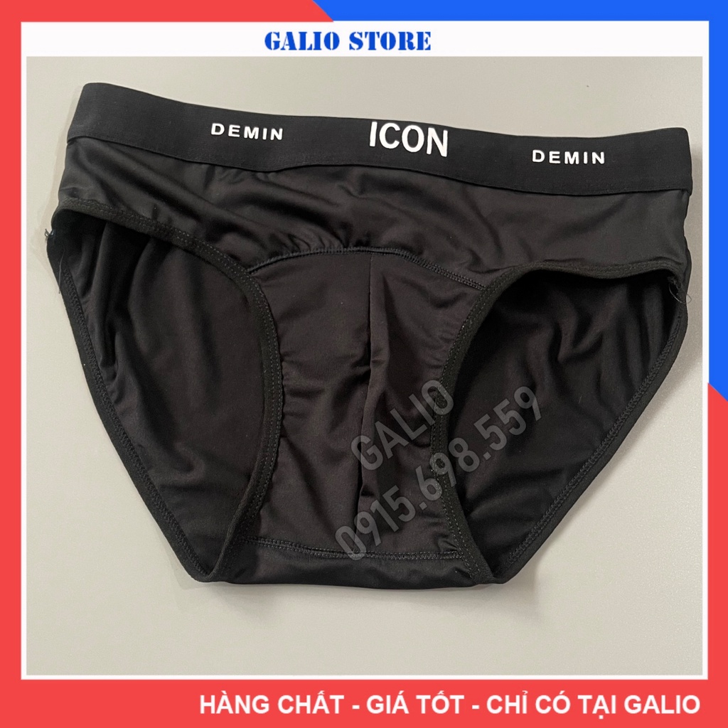 Quần Lót Nam thun lạnh ICON DEMIN Quần Sịp Nam Tam Giác Thun Lạnh ICON - GALIO