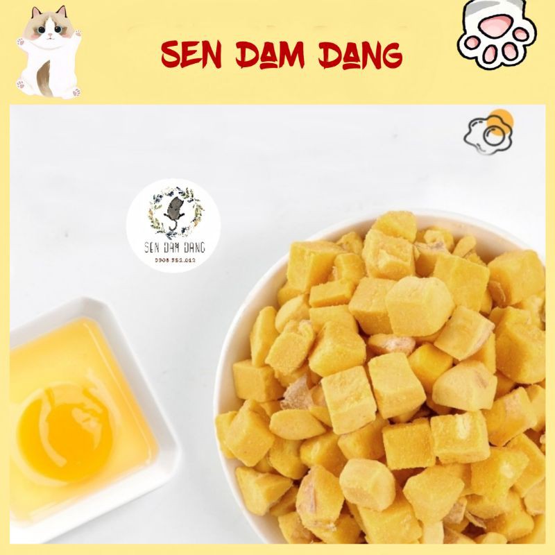 🐱🐶 Lòng Đỏ Trứng Gà Sấy Cho Cún Mèo - 50G