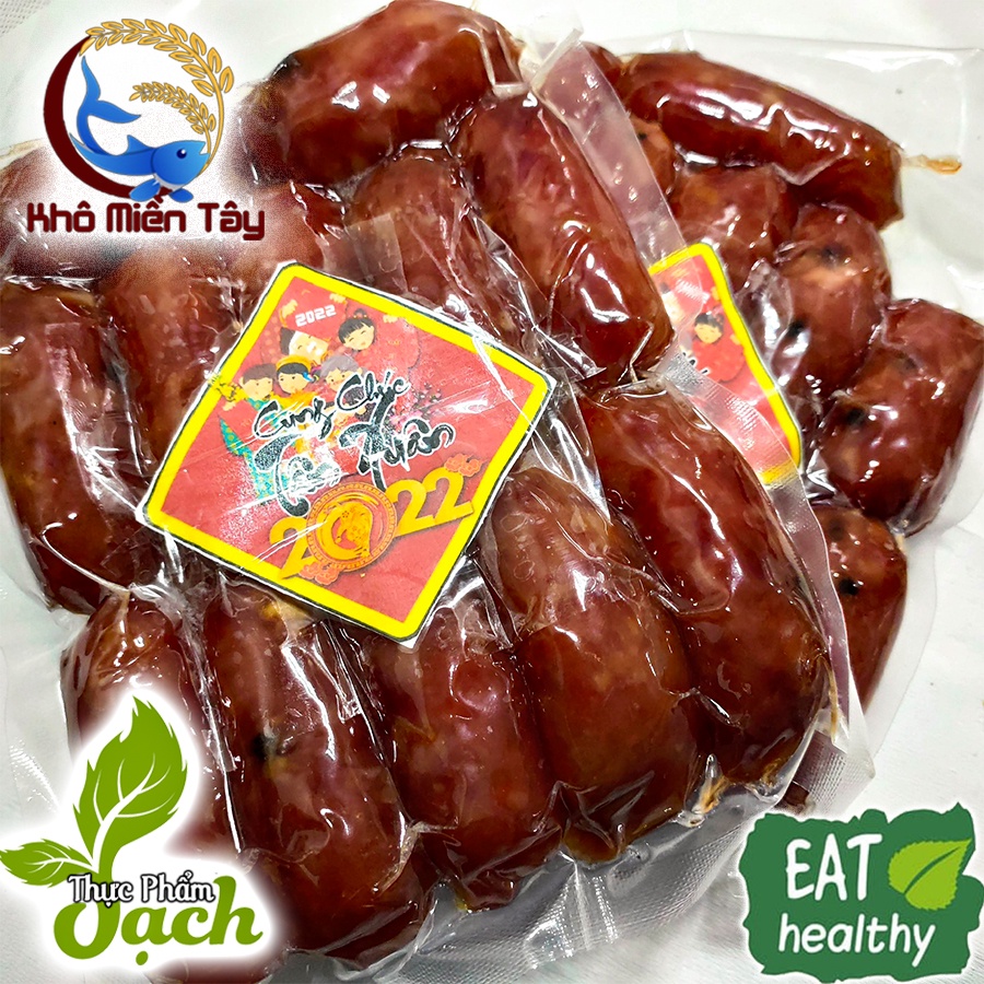 Lạp Xưởng Tươi Cai Lậy -nhiều thịt ít mỡ, an toàn, vệ sinh.