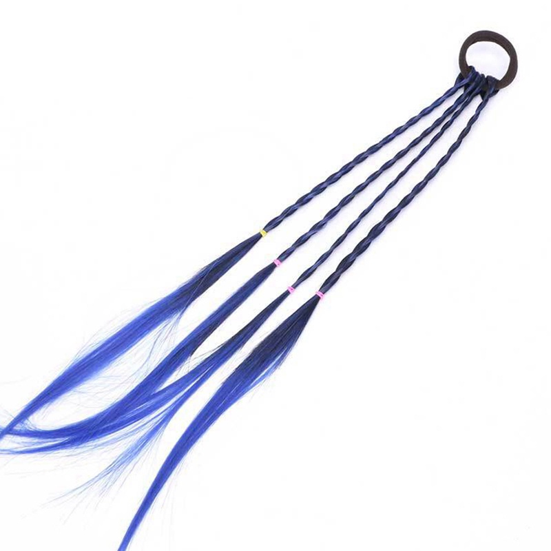 Dây Buộc Tóc Co Giãn Kiểu Tóc Giả Dài 45cm Cho Bé Ốp