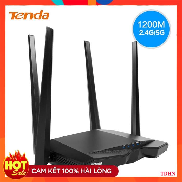[Hãng] Bộ phát Wifi Tenda AC6 4 anten , tốc độ băng thông 1200M xuyên tường