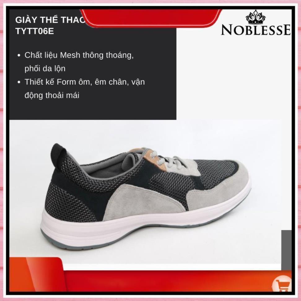 GIÀY THỂ THAO NAM DA LỘN THẬT CỔ THẤP ĐẸP NOBLESSE THỜI TRANG TYTT06E