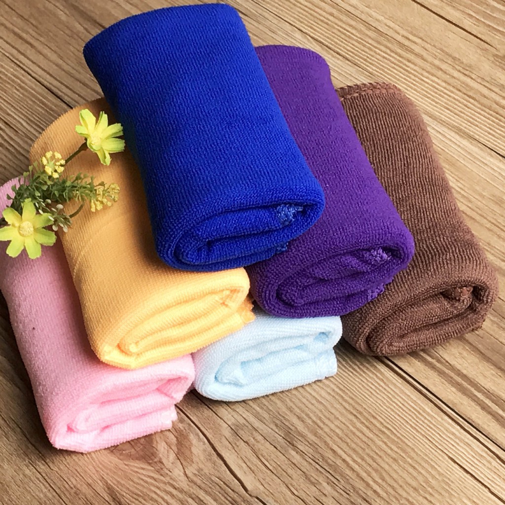 Set 10 khăn vi sợi siêu thấm hút vệ sinh đa năng