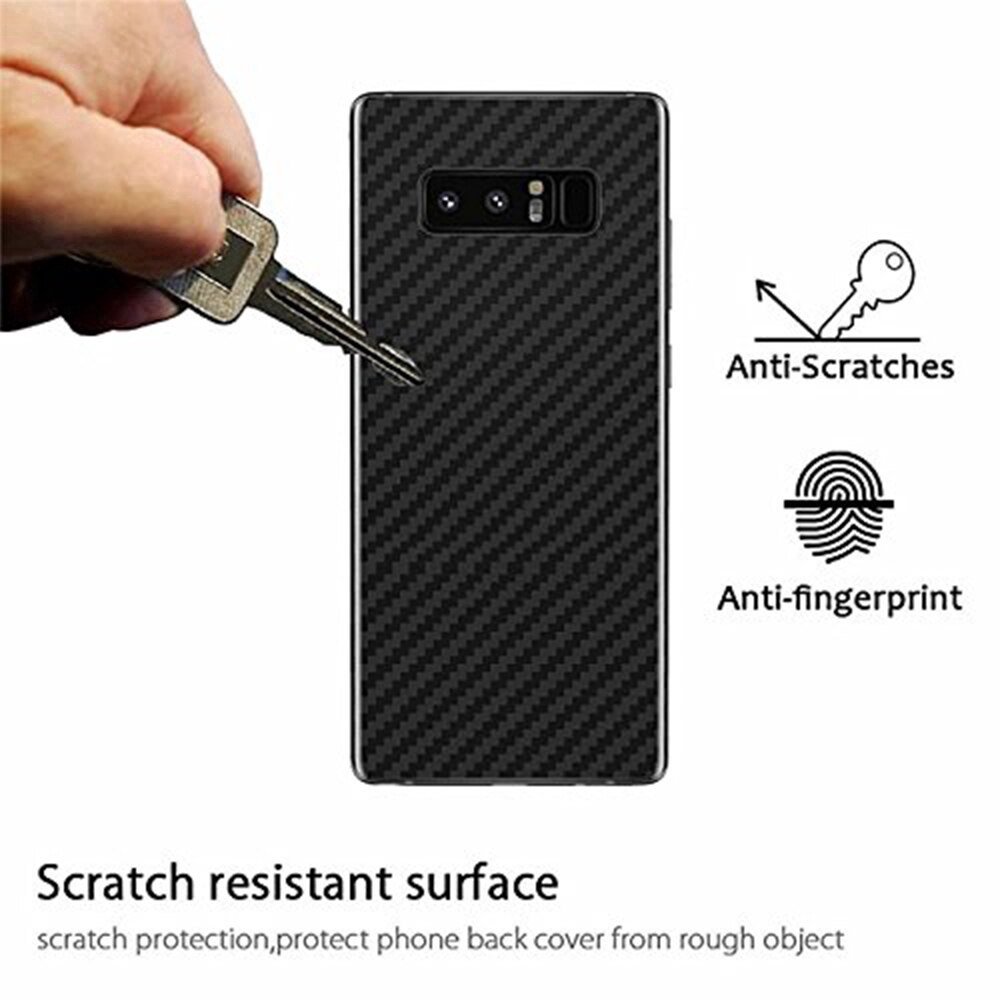 Miếng dán carbon bảo vệ mặt lưng cho điện thoại Samsung Galaxy ss S10 S9 S8 S7 S6 Edge Plus S10E Note 9 8