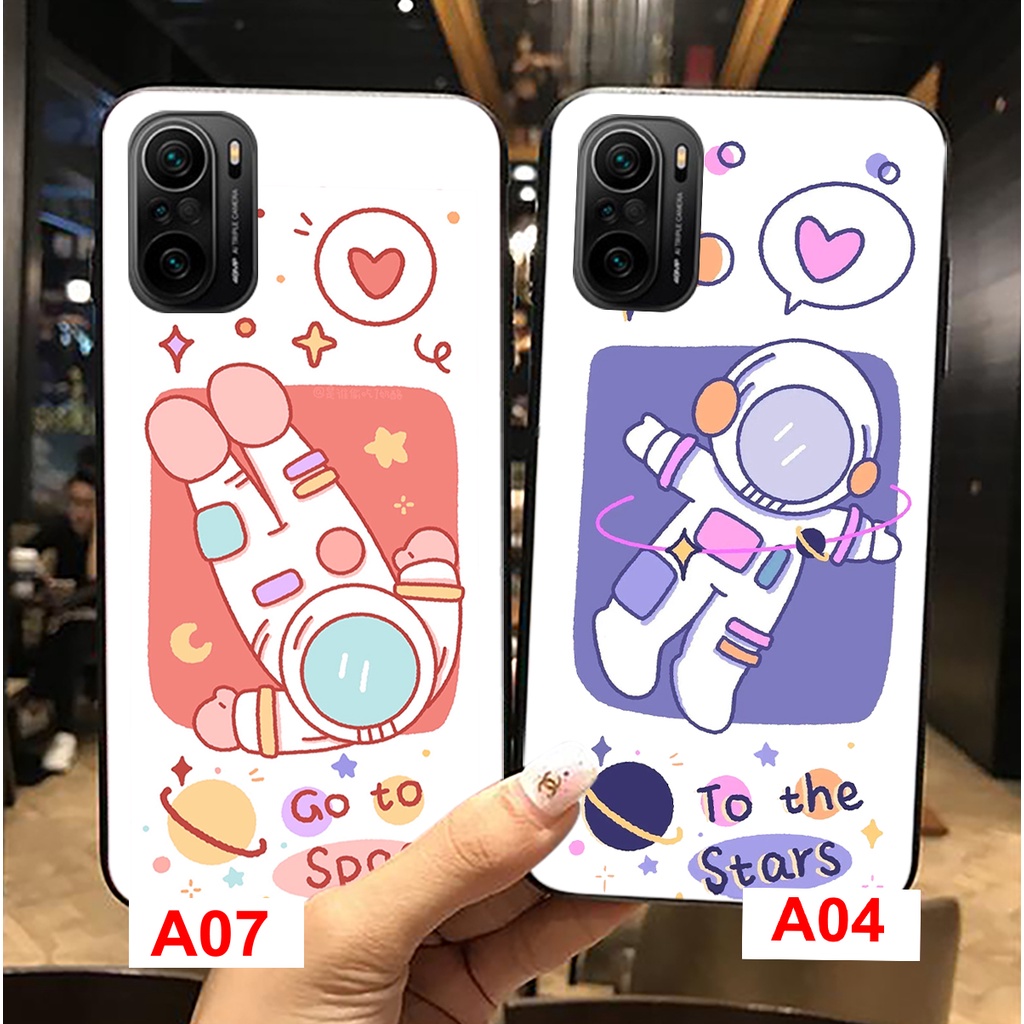 Ốp lưng Xiaomi Redmi K40 / K40 Pro / K40 Gaming / POCO F3 mẫu phi hành gia độc lạ siêu đẹp , ốp lưng cute