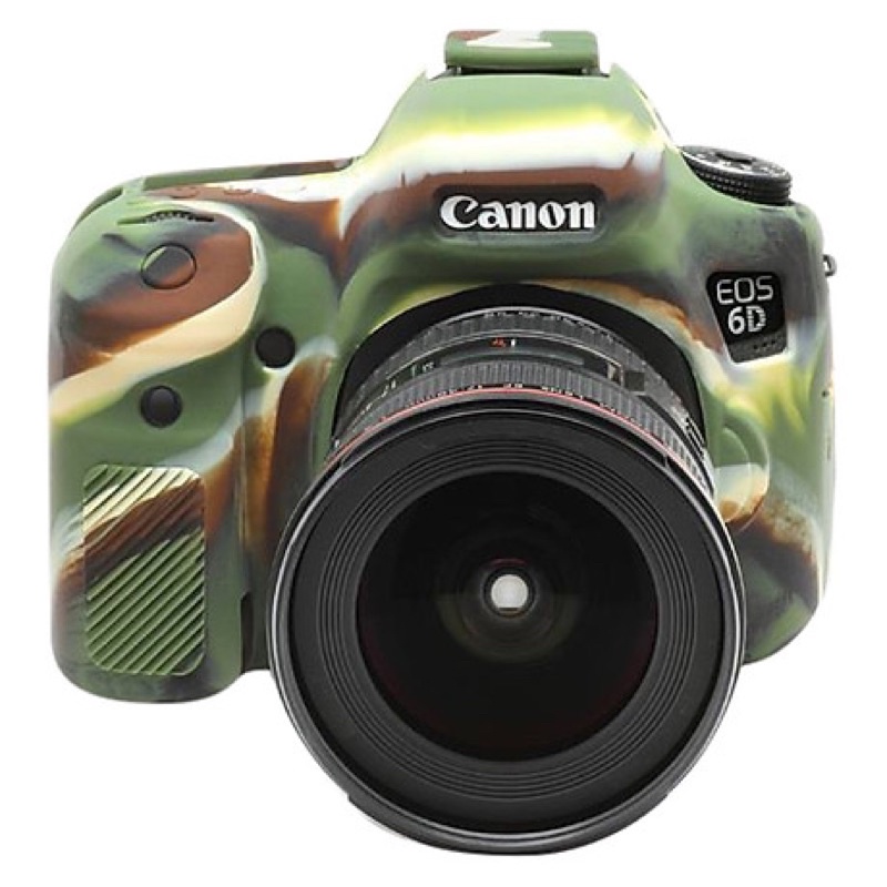 Vỏ cao su - Cover máy ảnh Canon 6D (màu camo)