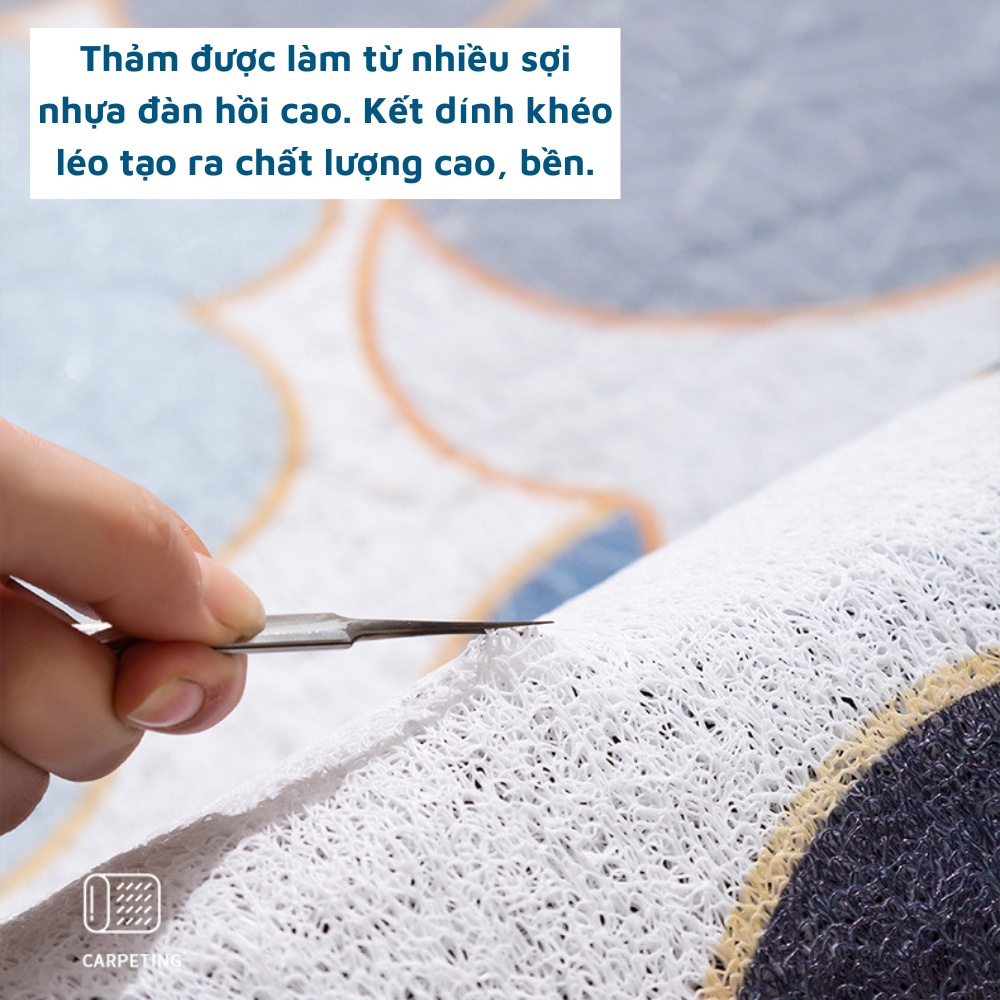 Thảm lau chân 3D Lucky-cat chống trơn trượt cao cấp hoạ tiết dễ thương