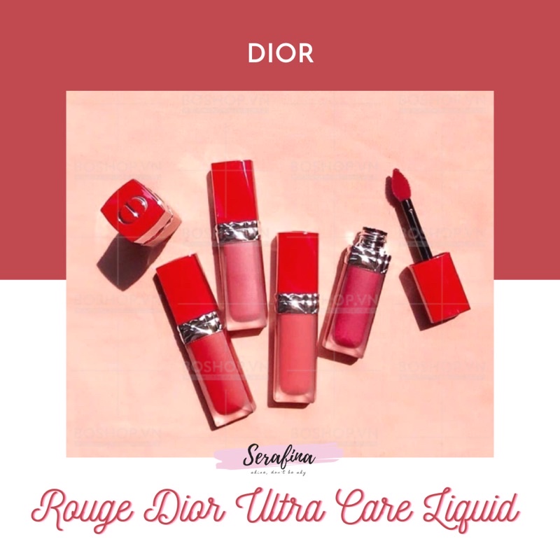 ✨Son kem Rouge Dior Ultra Liquid Lipstick full box chính hãng ✨6ml màu 446-459-635-639-750-760-808-966