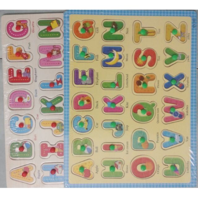COMBO 2 BẢNG GHÉP CHỮ CÁI
